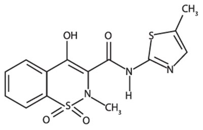 Chemical Structure (Meloxicam 01)