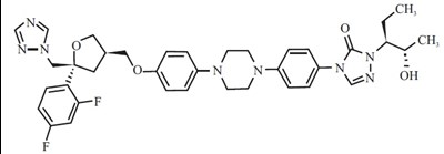 Posaconazole-structure (Posaconazole Structure)