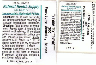 Puncture Wounds Bites Label (Nhs Puncture Wounds Bites)