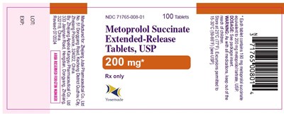 200 mg 100 Count (Metaprolol 07)