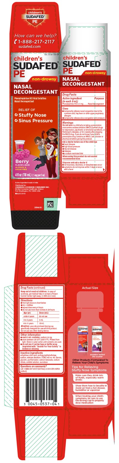 PRINCIPAL DISPLAY PANEL - childrens 01