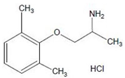 Image Description (Mexiletine Structure)