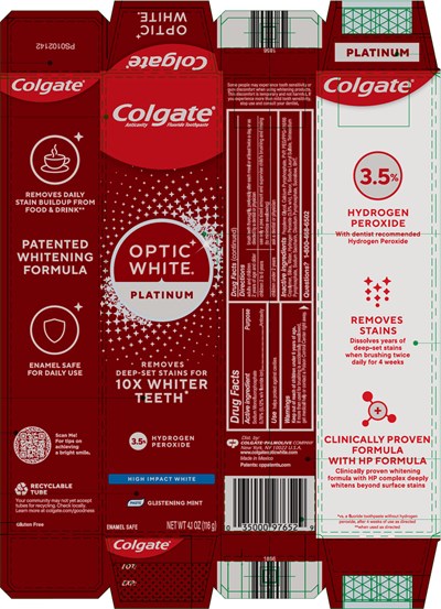 Principal Display Panel (116 g Tube Carton)