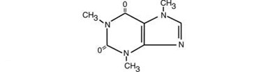 Structural Formula For Caffeine (4e10129b 41a3 4572 9564 6f8366b627dc 03)