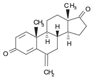 exemestane-01.jpg Chemical Structure - exemestane 01