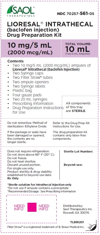 lioresal-17a.jpg PRINCIPAL DISPLAY PANEL - 10 mg/5 mL Ampule Label - lioresal 17a