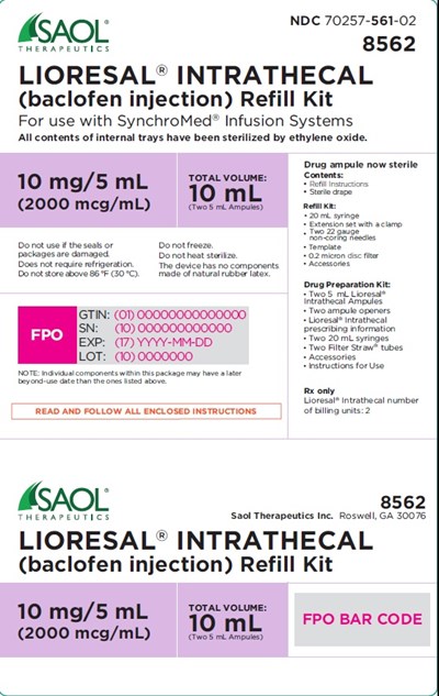 lioresal-18.jpg PRINCIPAL DISPLAY PANEL - 10 mg/5 mL Outer Box Label - lioresal 18