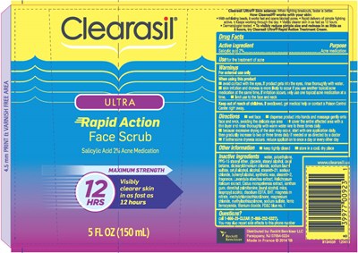 clearasil-01.jpg Principal Display Panel - 150 mL Tube Label - clearasil 01