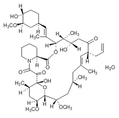 Chem Structure (Tacrolimus Extended Release Capsules 1)