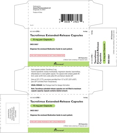 5mg Carton (Tacrolimus Extended Release Capsules 6)