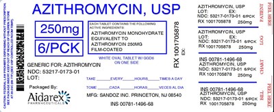 azithromycin-250-teva-2.jpg IMAGE LABEL - azithromycin 250 teva 2