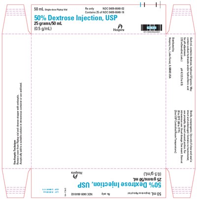 PRINCIPAL DISPLAY PANEL - 50 mL Syringe Label - 0409-7517-16 - dextrose 08