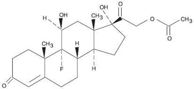 Chemical Structure - fludrocortisone acetate tablets usp 1