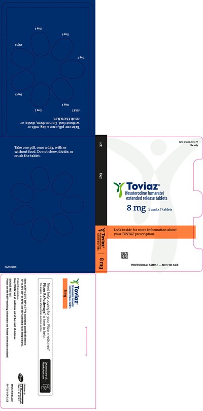 toviaz-10.jpg PRINCIPAL DISPLAY PANEL - 4 mg Tablet Blister Pack - PAA128149 - toviaz 10