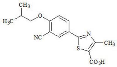 Chemical Structure (Febuxostat 01)