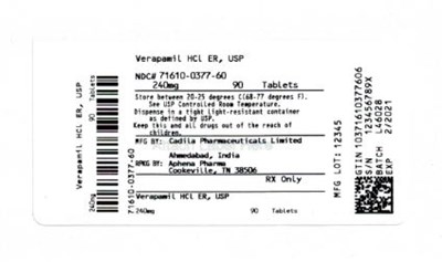 Bottle Label 240 mg (71610 0377 60)