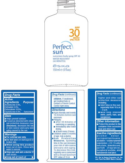 PRINCIPAL DISPLAY PANEL - 150 ml Bottle - perfect sun 01