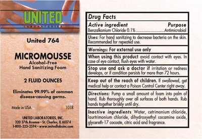 micromousse-01.jpg PRINCIPAL DISPLAY PANEL - 2 Ounce Bottle Label - micromousse 01