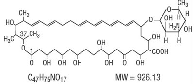 Image Description (Nystatin Oral Suspension Structure)