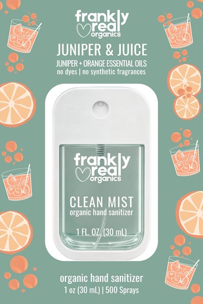 Juniper And Juice Clean Mist Hand Sanitizer 30 mL Package Label Principal Display Panel (Juniperandjuice Cleanmist Handsanitizer 30ml Pdp V1)