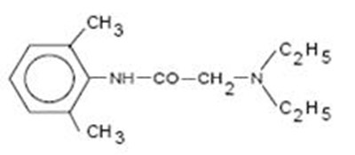 Chemical Structure For Lidocaine (Lidocaine Patch 1)