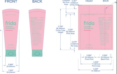Labeling Image Mm2 (Baby Strawberry 72705 500 01 Tube)