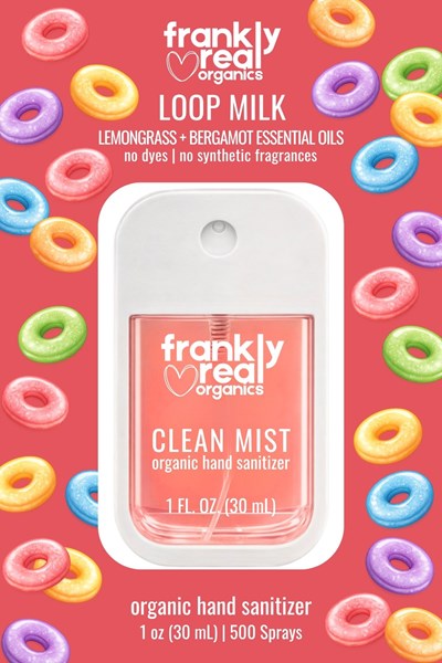 Milk Loop Clean Mist Hand Sanitizer 30 mL Package Label Principal Display Panel (Milkloop Cleanmist Handsanitizer 30ml Pdp V1)
