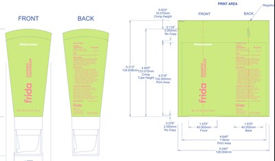 Labeling Image Mm2 (Kids Watermelon 72705 501 01 Tube)