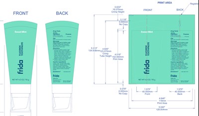 Labeling Image Mm2 (Kids Sweet Mint 72705 502 01 Tube)