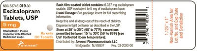 5 mg 30 ct label - escitalopram tablets usp 2