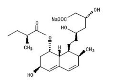 Pravastatin Sodium Structural Formula (Image 1)