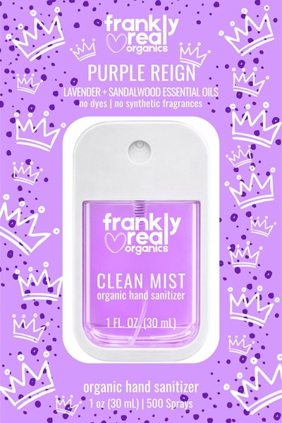 Purple Reign Clean Mist Hand Sanitizer 30 mL Package Label Principal Display Panel (Purplereign Cleanmist Handsanitizer 30ml Pdp V1)