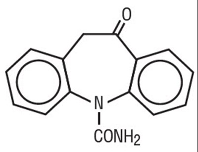 Chemical Structure - oxcarbazepine 01