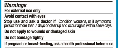 Warnings U060 (Warnings)