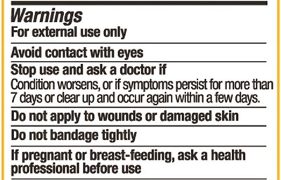 Warnings U058 (Warnings)