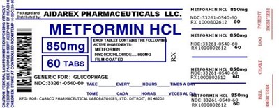 Image Label (Metformin Caraco 2)