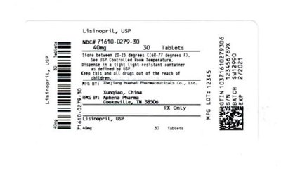 Bottle Label 40 mg (71610 0279 30)