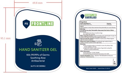 image of hand sanitizer 29.87ml - 500ml