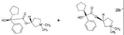 Glycopyrolateosstucture. (Glycopyrolateosstucture)