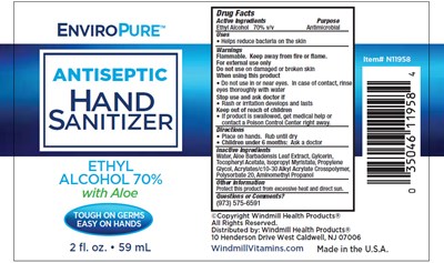 sanitizer-01.jpg Principal Display Panel - 59 mL Bottle Label - sanitizer 01