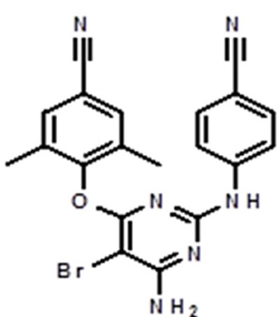 Chemical Structure (Etravirine 01)