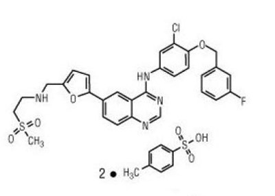 Lapatinib Chemical Structure (Lapatinib Fig1)