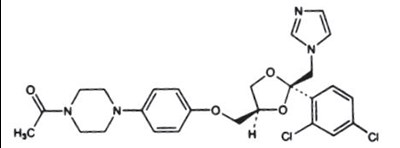 ketoconazole-01.jpg Chemical Structure - ketoconazole 01