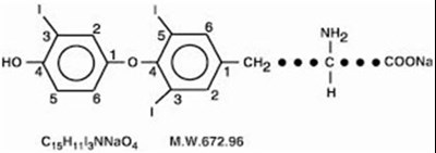 Chemical Structure - cytomel 01