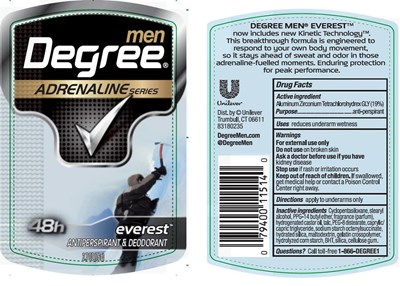 Degree Men Everest 2.7 Oz (Degreeeverestpdp48)