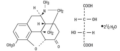 Hydocodone Structure Formula