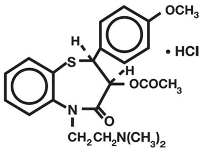 image description - diltiazem hydrochloride tabs structure