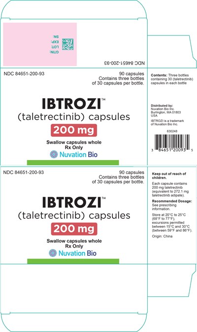 Principal Display Panel – 200 mg Carton Label (Ibt00 0001 02)