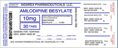 Image Label (Amlodipine Besylate For Invagen 6)