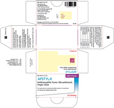 afstyla-20.jpg PRINCIPAL DISPLAY PANEL - Kit Carton - 2000 IU - afstyla 20